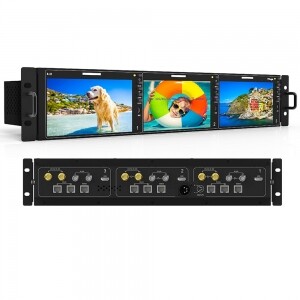티비로직 TVLogic R-5T Rack Mount /5.5인치 x3 / Full HD LCD 랙 모니터/12G-SDI