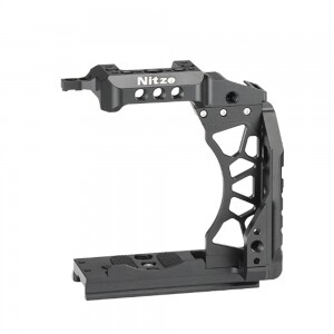 Nitze T-S06A Half Cage for Sony A7 IV with Built-in NATO Rail and Arca Swiss QR Plate - T-S06A