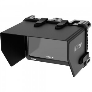 Nitze JT-S03B Monitor Cage / Cine 5 / Indie 5 Cage Kit for SmallHD CINE 5 / Indie 5 Monitor with PU Sunhood - JT-S03B